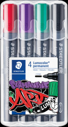 352 WP4-1 Permanent marker, 2 mm, set of 4 colours