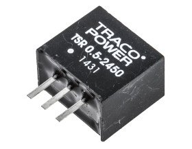 Nieizolowany regulator przełączający, Uwe 6.5 → 32V dc, Uwy 5V dc, Iwy 500mA, TRACOPOWER, TSR 0.5