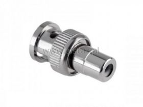 WT BNC - GN RCA adapter nikiel