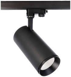Lampa do systemu szynowego, wysokonapięciowego Deko Light Lucea 30 LED wbudowany na stałe 30 W LED czarny głęboki (ral 9