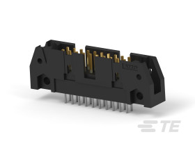 Listwa stykowa PCB 20-pinowe AMP-LATCH raster: 2.54 mm Pionowy 2-rzędowe TE Connectivity Płyta250 V W osłonie