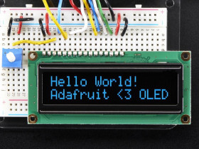 Adafruit Blue Character OLED 16x2