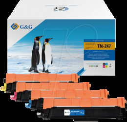 16024 Toner, Brother, multipack, TN-247, compatible