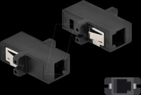 87933 FO coupling MTRJ / MTRJ, black