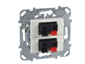 UNICA Gniazdo głośnikowe 2-krotne piaskowy MGU5.8787.25ZD SCHNEIDER ELECTRIC