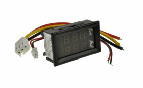 Miernik panelowy 2w1 (voltomierz, amperomierz)