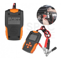 Tester akumulatorów samochodowych cyfrowy 12/24V LCD FOXSUR FBT200