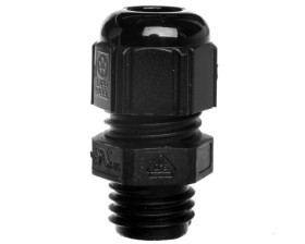 Dławnica kablowa poliamidowa M12 IP68 SKINTOP ST-M 12x1,5 czarna 53111200