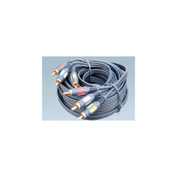 Kabel 3*RCA 5m HQ łezka 5m