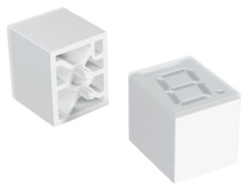 Światłowód do LED, sztywny, prosty, dł. 12.5mm, 7-drożny, , MENTOR