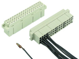 Female connector, type E, 48 pole, pitch 5.08 mm, crimp connection, straight, 09050483202