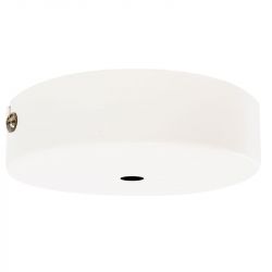 Podsufitka metalowa pojedyncza okrągła biała