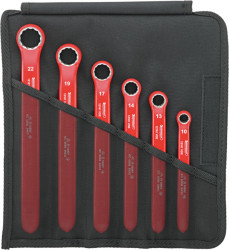 Zestaw narzędzi nastawnych Klucz pierścieniowy jednostronny STAHLWILLE 10, 13, 14, 17, 19, 22 6 szt. Stal stopowa