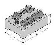 Moduł dystrybutora Turck JRBS-40SC-4C/EX 6611451 1 szt.