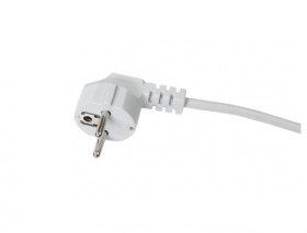 Przewód przyłączeniowy z wtyczką WJ-22 z/u Uni-Schuko 1,5m H03VV-F 3x1 biały