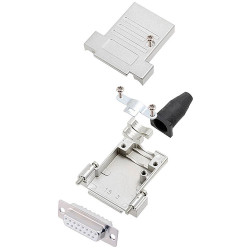 Encitech 6355-8087-32 DTSL15-SJSRG D-Sub Receptacle 15-pin Solder Bucket