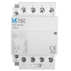 Stycznik modułowy 63A 4NO 230V MC-63/40