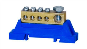 Zacisk Ochronny 1X25mm2, 4X10mm2 - Niebieski