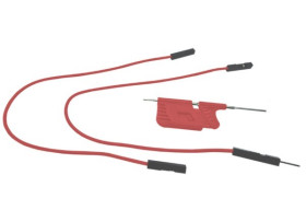 CHWYTAK POMIAROWY PRECYZYJNY 55mm CZERWONY + KABLE