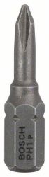 Bosch Accessories 2607001508 Bit krzyżakowy PH 1 bardzo twardy C 6.3 3 szt.
