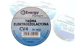 Taśma Elektroizolacyjna Pcw (19Mm X 33M X 0.25Mm) Czarna