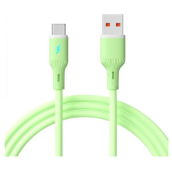 Akyga AK-USB-64 USB cable USB-A plug, USB-C® plug 1 m Green