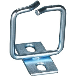 Cable guide bracket, steel, galvanized, (L x W x H) 80 x 40 x 44.45 mm, 1 U, metal, for cable routing, 699991.2
