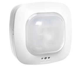 Czujnik obecności i zmierzchu Steinel IR Quattro 8m COM1 natynkowy IP20 kwadrat biały ST592301