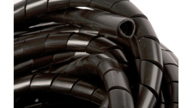 Wężyk Ochronny Spiralny Wsn 12/S Czarny E01ws-01010200500 /10M/