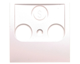 Berker B1/B3/B7 Płytka centralna do gniazda antenowego 2- i 3-wyjściowego biała 12031909