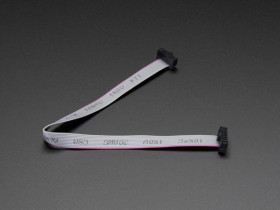 Adafruit 10-pin 2x5 Socket-Socket 1.27mm IDC (SWD) Cable - 150mm long