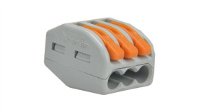 Szybkozłączka 3X 0,08-4,0Mm2 Uniwersalna (Na Drut / Na Linkę) 400V/32A...