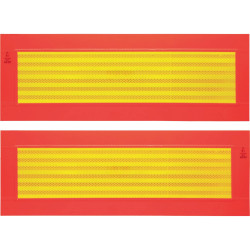IWH 97607 Marker Tape Orange fluorescent Yellow reflective 565 mm x 195 mm
