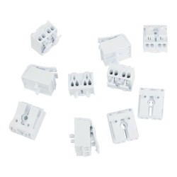 10 sztuk Kostka z Dźwignią Szybkozłączka 2x0.75-2.5mm2 450V VDE DGN 10-DG238-10.0-02P