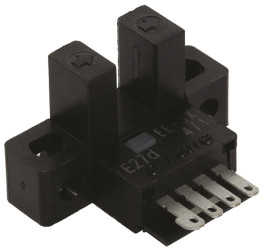 Czujniki fotoelektryczne widełkowy Omron NPN zakres 5 mm Podczerwień