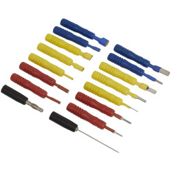 Sealey TLCS01 Test Lead Connector Set 16pc
