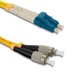 Qoltec Patchcord światłowodowy LC/UPC - FC/UPC Singlemode 9/125 G652D Duplex 3m