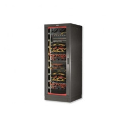 Szafa stojąca złożona 42U 600x600 rack 19 drzwi szkło czarna