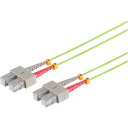 FO patch cable, SC duplex to SC duplex, 2 m, OM5, multimode 50/125 µm, BYB-5-98F1012