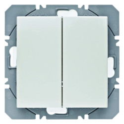 KNX Przycisk podwójny płaski RF quicklink krem połysk S.1 85656282