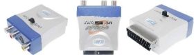 SCART ADAPTER IN/OUT 3xRCA+SVHS