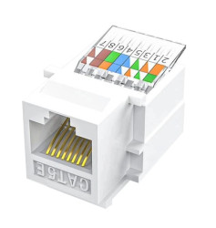 GNIAZDO KEYSTONE RJ45 UTP CAT5E - GNIAZDO BEZNARZĘDZIOWE LAN UTP