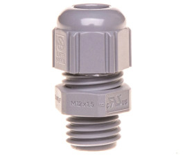 Dławnica kablowa poliamidowa M12 IP68 SKINTOP STR-M 12x1,5 ciemnoszara 53111100