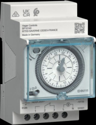 EHN111 Electromechanical clock relay with power reserve, daily clock 1W