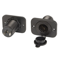 Gniazdo zapalniczki samochodowej hermetyczne do obudowy / 97-874