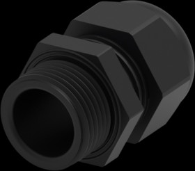 Cable gland, M20, Clamping range 6 to 12 mm, IP68, black, 1SNG601057R0000