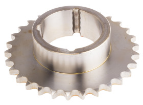 Koło łańcuchowe drabinkowe, 30 zębów, 12B-1, Nakrętka stożkowa, śr toczna: 182.25mm, Stal