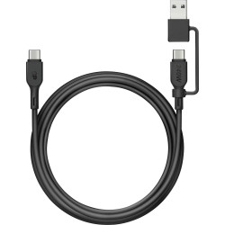 GP GPCBCCBVBKUSB971 USB cable USB-C USB-A plug 1.50 m Black