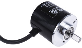 Enkoder przyrostowy przyrostowy NPN typu otwarty kolektor 1000 średnica wału 6mm Omron 5→ 24 V DC 6000rpm