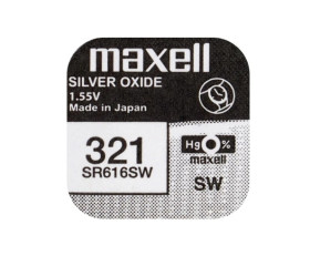 Bateria 321 (SR616, SR65) 1.55V - maxell